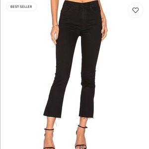 MOTHER High Rise Black Jeans